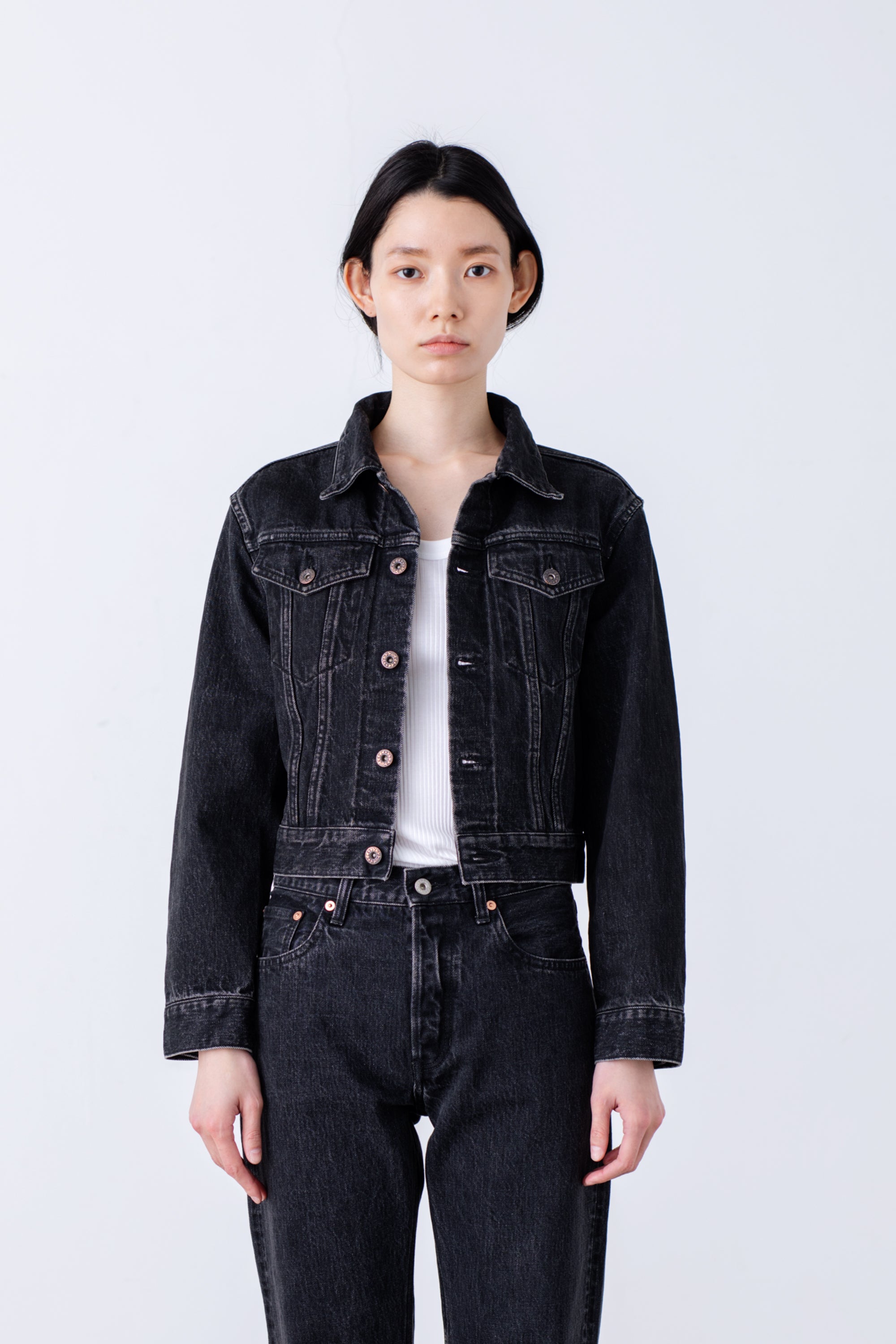 Denim Jacket / BLACK (L241DT21) – HAGUN